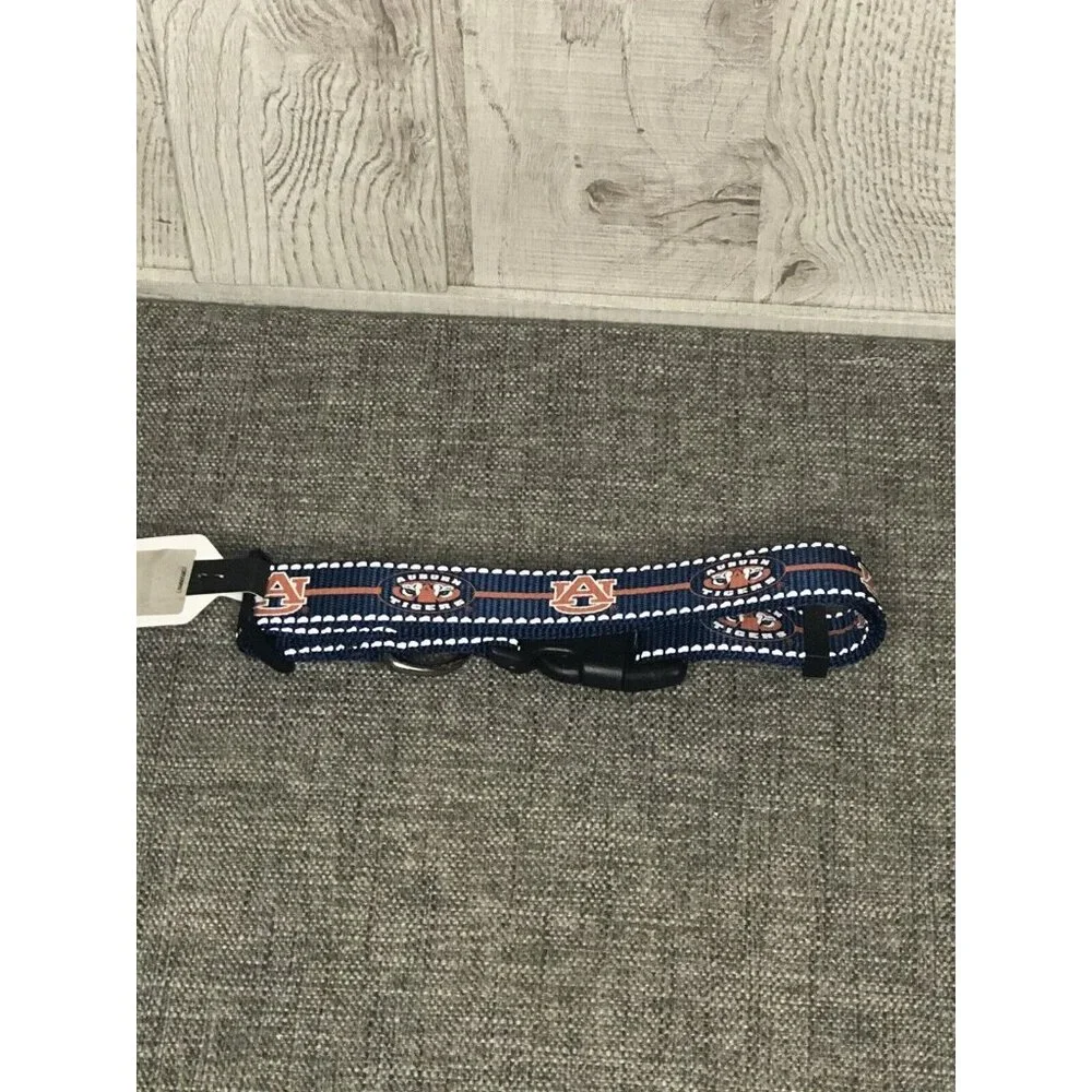 Pup Rally Dog Collar Size Large Official NCAA Auburn Tigers Reflective